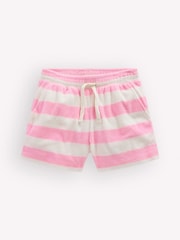 Boden Pink Patch Pocket Towelling Shorts - Image 1 of 3