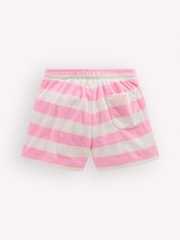 Boden Pink Patch Pocket Towelling Shorts - Image 2 of 3