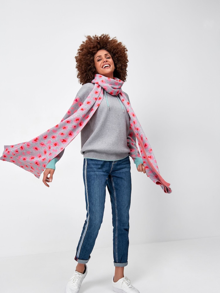 Khost Blue Clothing Stripe Girlfriend Jeans - Image 1 of 2