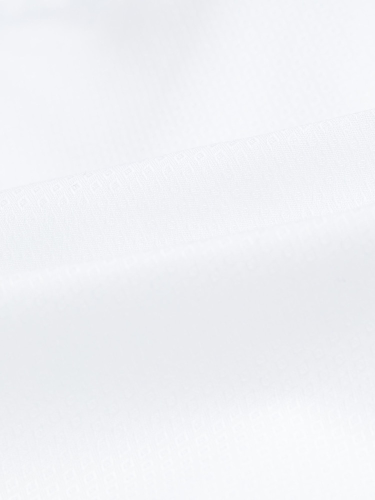 White/Burgundy Red Trimmed Formal Shirt - Image 8 of 8