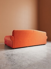 Swoon Burnt Orange Aberton Easy Velvet Right Hand Corner Sofa - Image 6 of 6