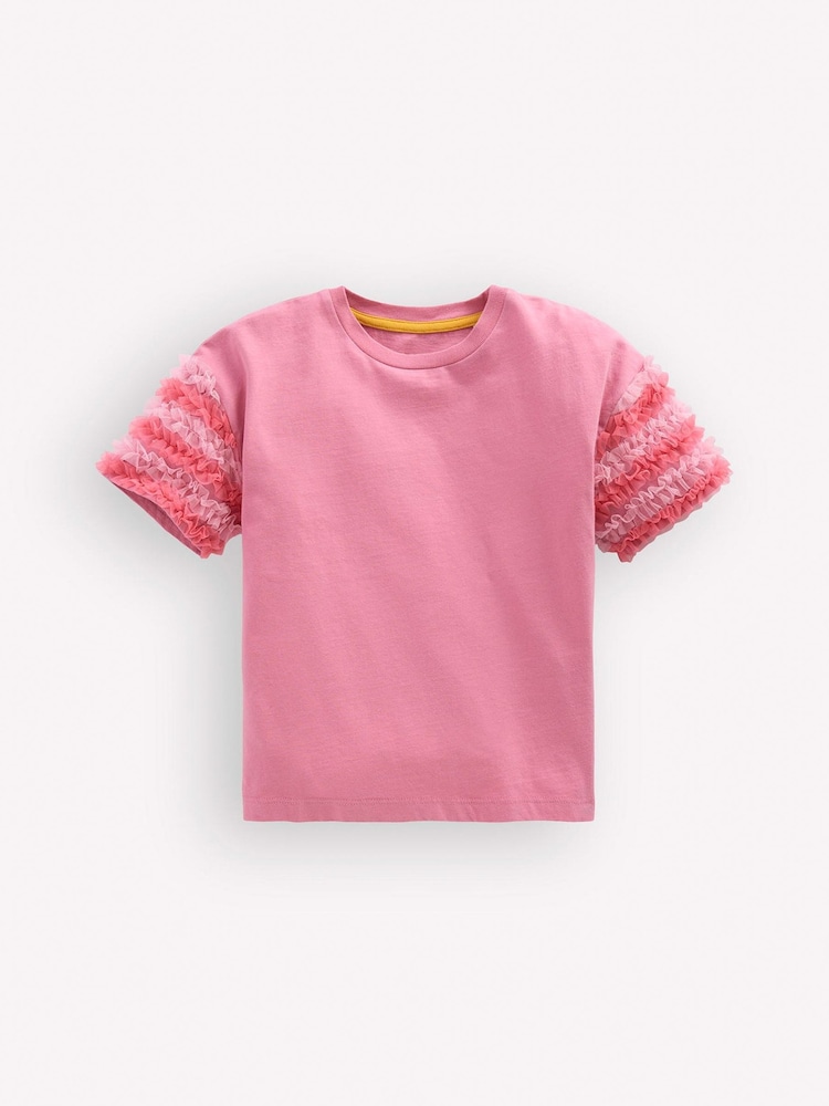 Boden Pink Fun Tulle Top - Image 1 of 3 Boden Pink Fun Tulle Top - Image 1 of 3