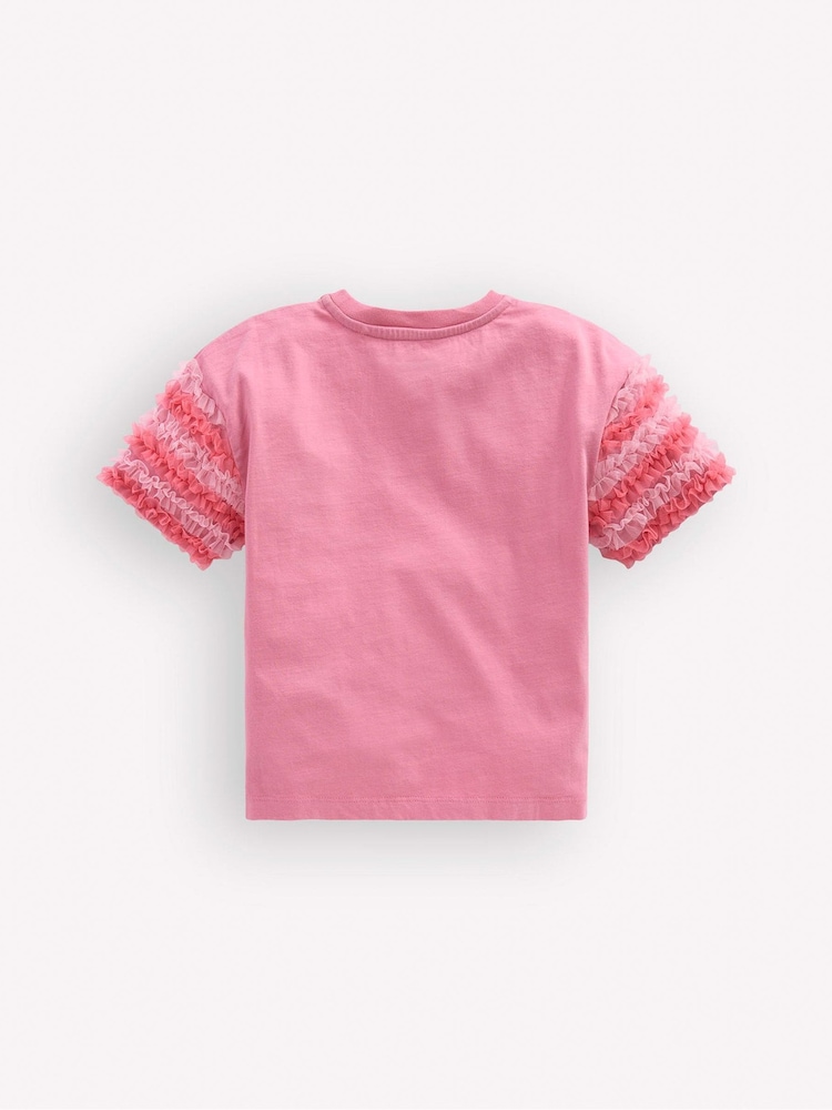Boden Pink Fun Tulle Top - Image 2 of 3 Boden Pink Fun Tulle Top - Image 2 of 3