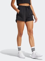 adidas Black ALL SZN French Terry 100% Cotton Shorts - Image 4 of 7