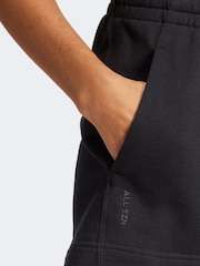 adidas Black ALL SZN French Terry 100% Cotton Shorts - Image 5 of 7
