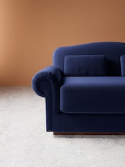 Swoon Ink Aberton Easy Velvet 2 Seater Sofa - Image 3 of 6
