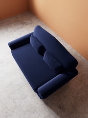Swoon Ink Aberton Easy Velvet 2 Seater Sofa - Image 5 of 6