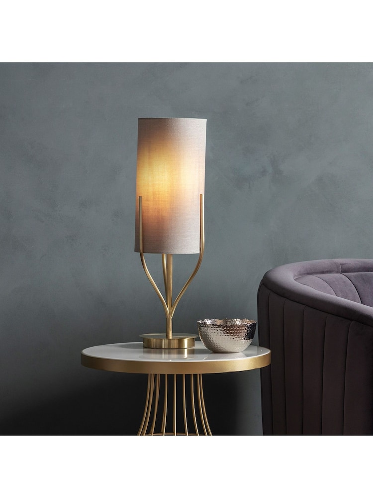 Gallery Home Brass Nanaimo Table Lamp - Image 1 of 8 Gallery Home Brass Nanaimo Table Lamp - Image 1 of 8