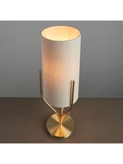 Gallery Home Brass Nanaimo Table Lamp - Image 3 of 8
