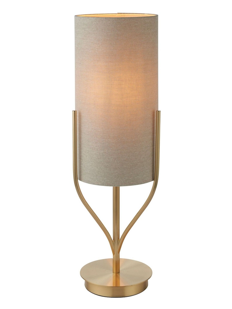 Gallery Home Brass Nanaimo Table Lamp - Image 8 of 8 Gallery Home Brass Nanaimo Table Lamp - Image 8 of 8
