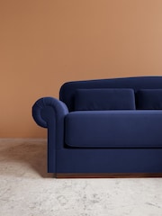 Swoon Ink Aberton Easy Velvet Right Hand Corner Sofa - Image 4 of 6