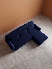 Swoon Ink Aberton Easy Velvet Right Hand Corner Sofa - Image 5 of 6