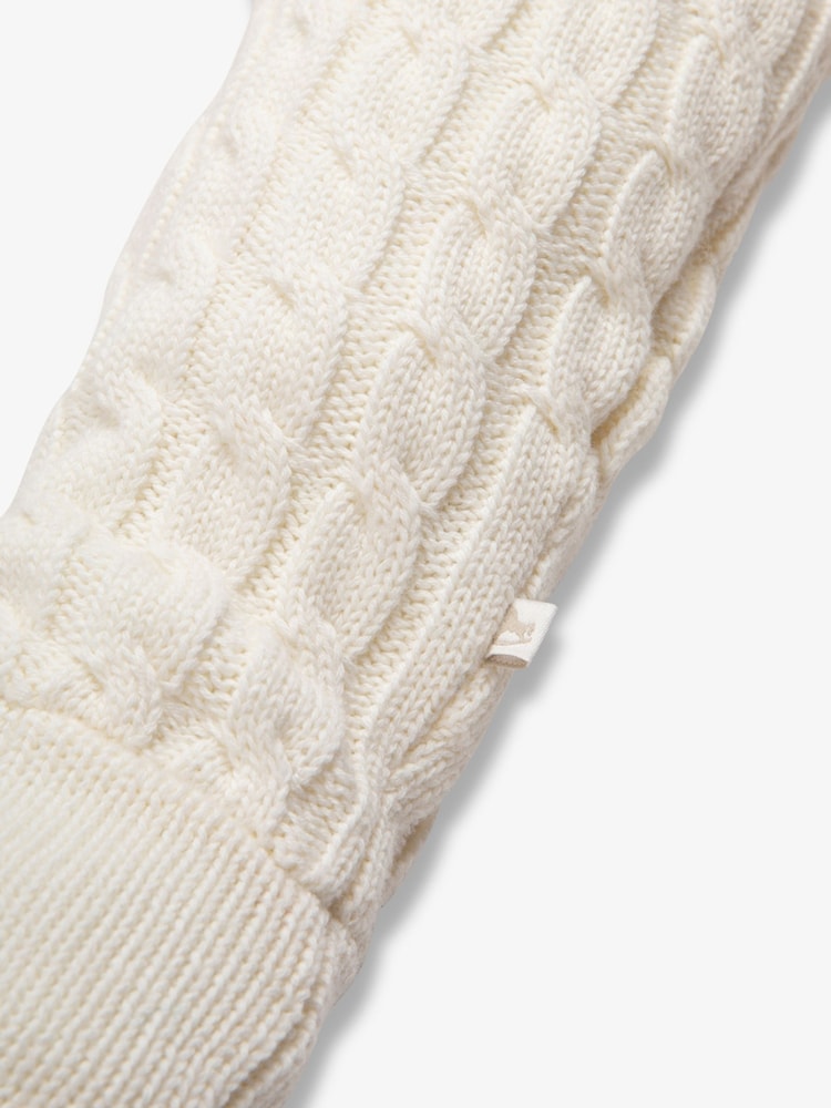 The Little Tailor Baby 100% Cotton Soft Knitted Pramsuit - Image 4 of 7