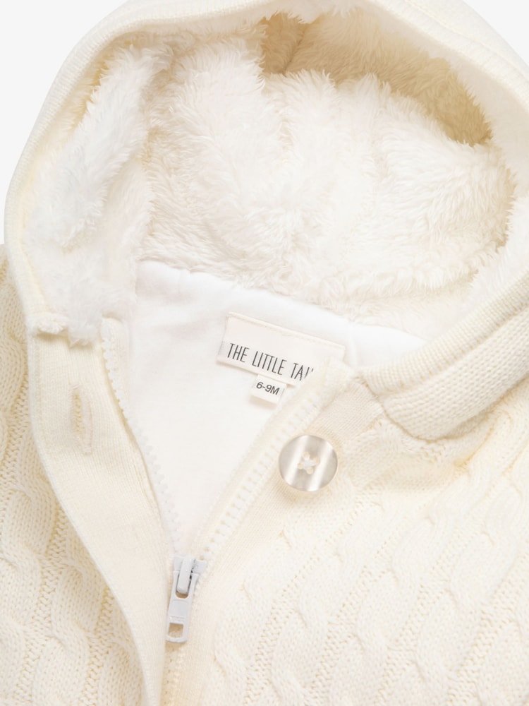 The Little Tailor Baby 100% Cotton Soft Knitted Pramsuit - Image 7 of 7 The Little Tailor Baby 100% Cotton Soft Knitted Pramsuit - Image 7 of 7
