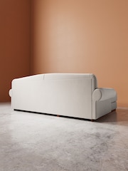 Swoon Ecru Aberton Easy Velvet Left Hand Corner Sofa - Image 5 of 6