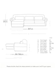 Swoon Ecru Aberton Easy Velvet Left Hand Corner Sofa - Image 6 of 6
