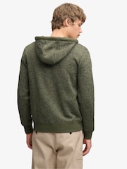 Superdry Green Storm Fleece Zip Hoodie - Image 3 of 7