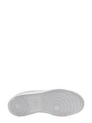 Nike White/Silver Court Vision Low Trainers - Image 4 of 4