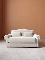 Swoon Ecru Aberton Easy Velvet 2 Seater Sofa - Image 2 of 6