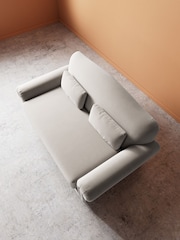 Swoon Ecru Aberton Easy Velvet 2 Seater Sofa - Image 5 of 6