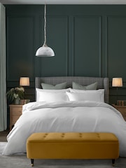 400 Thread Count 100% egiptovski bombaž Sateen Luxury prešito pregrinjalo and Pillowcase Set - Slika 1 iz 4
