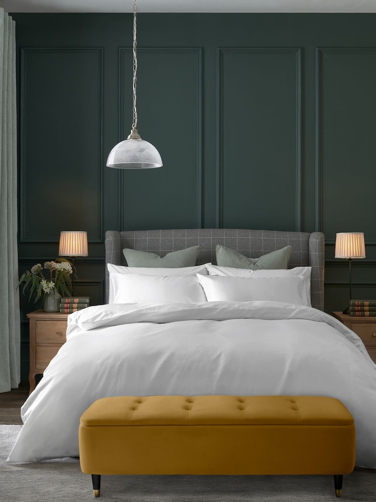 400 Thread Count 100% egiptovski bombaž Sateen Luxury prešito pregrinjalo and Pillowcase Set - Slika 1 iz 4
