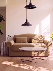 Swoon Biscuit Aberton Easy Velvet 2 Seater Sofa - Image 1 of 5