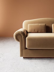 Swoon Biscuit Aberton Easy Velvet 2 Seater Sofa - Image 3 of 5