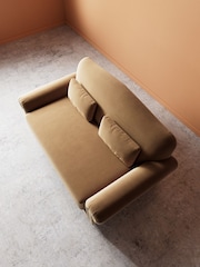 Swoon Biscuit Aberton Easy Velvet 2 Seater Sofa - Image 4 of 5