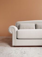 Swoon Ecru Aberton Easy Velvet Right Hand Corner Sofa - Image 3 of 6