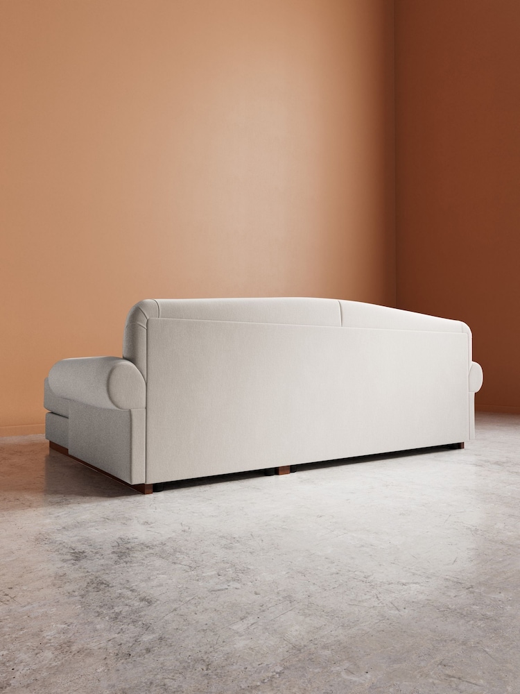 Swoon Ecru Aberton Easy Velvet Right Hand Corner Sofa - Image 6 of 6 Swoon Ecru Aberton Easy Velvet Right Hand Corner Sofa - Image 6 of 6