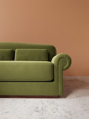 Swoon Fern Aberton Easy Velvet Left Hand Corner Sofa - Image 3 of 6