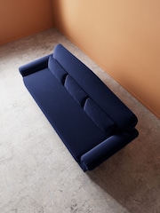 Swoon Ink Aberton Easy Velvet 3 Seater Sofa - Image 5 of 6