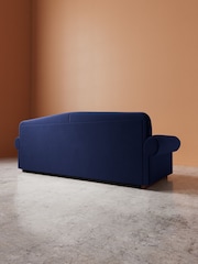 Swoon Ink Aberton Easy Velvet 3 Seater Sofa - Image 6 of 6
