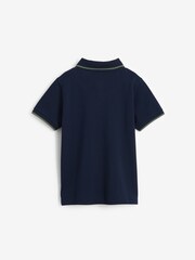 Paul Smith Junior Boys Short Sleeve Signature 100% Cotton Polo Shirt - Image 2 of 4