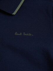 Paul Smith Junior Boys Short Sleeve Signature 100% Cotton Polo Shirt - Image 4 of 4