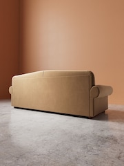 Swoon Biscuit Aberton Easy Velvet 3 Seater Sofa - Image 6 of 6