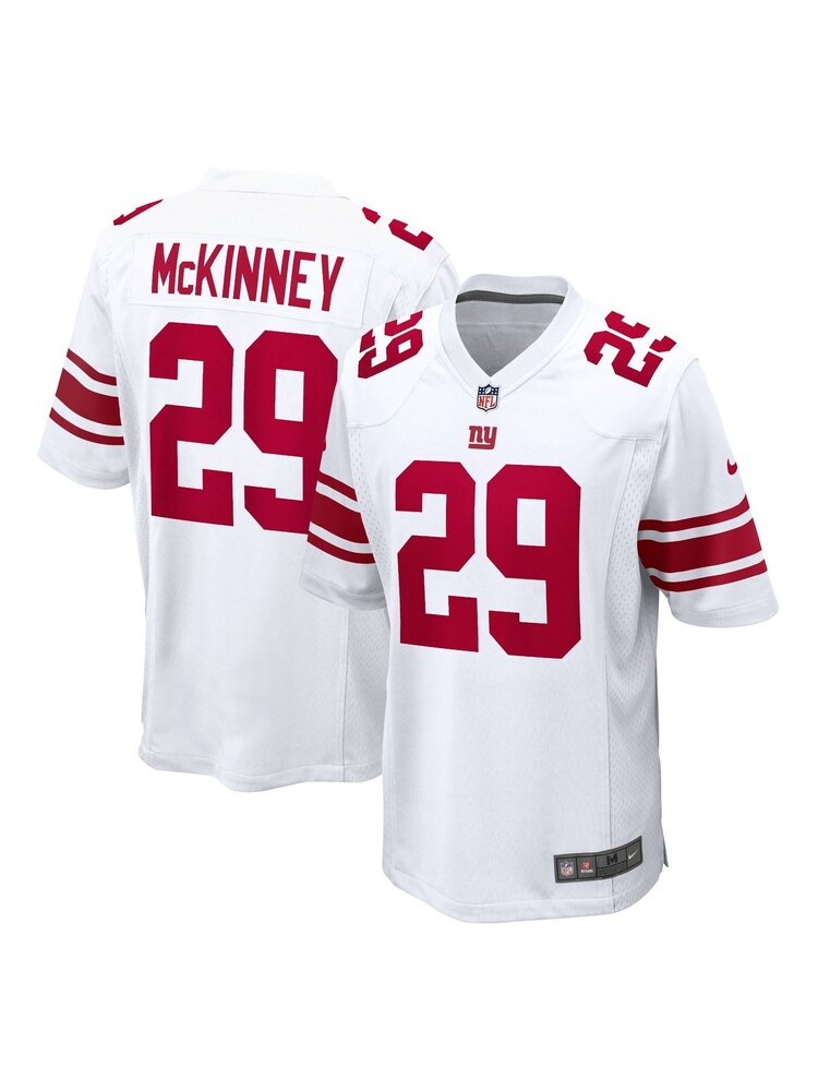 Nike White NFL New York Giants Game Road Jersey - Xavier McKinney - Image 1 of 3 Nike White NFL New York Giants Game Road Jersey - Xavier McKinney - Image 1 of 3