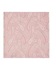 Skopes Pink Baby Paisley Silk Tie And Pocket Square - Image 5 of 5