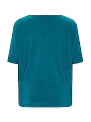 Star by Julien MacDonald Green Cowl Neck Batwing Top - Image 6 of 6