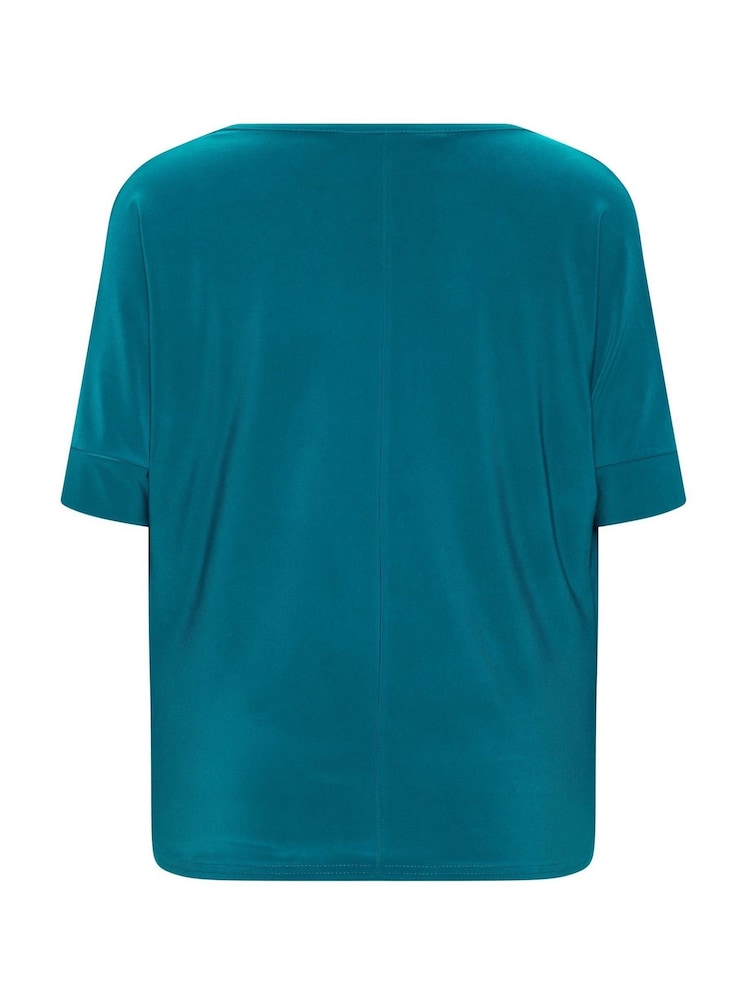 Star by Julien MacDonald Green Cowl Neck Batwing Top - Image 6 of 6