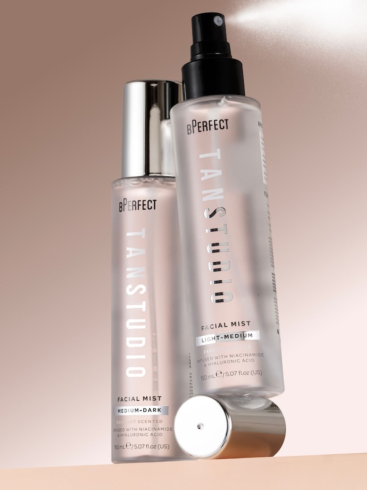 BPerfect Light - Medium Fragrance Free Tan Studio Facial Tanning Mist - Image 5 of 5