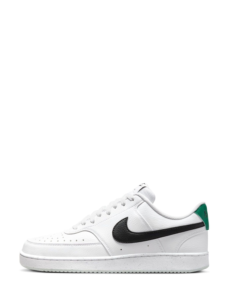 Nike White/Blue Court Vision Trainers - Image 2 of 11 Nike White/Blue Court Vision Trainers - Image 2 of 11