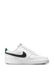 Nike White/Blue Court Vision Trainers - Image 3 of 11