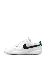 Nike White/Blue Court Vision Trainers - Image 4 of 11