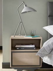 Bentley Designs Natural Brunel Bedside Table - Image 1 of 3
