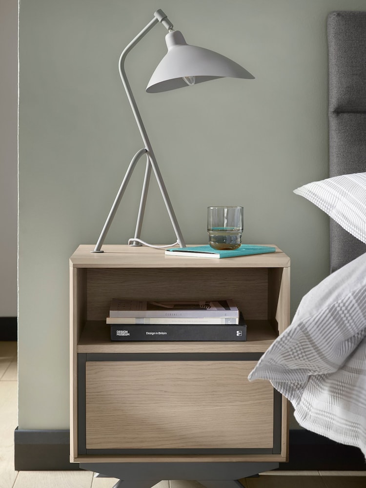 Bentley Designs Natural Brunel Bedside Table - Image 1 of 3