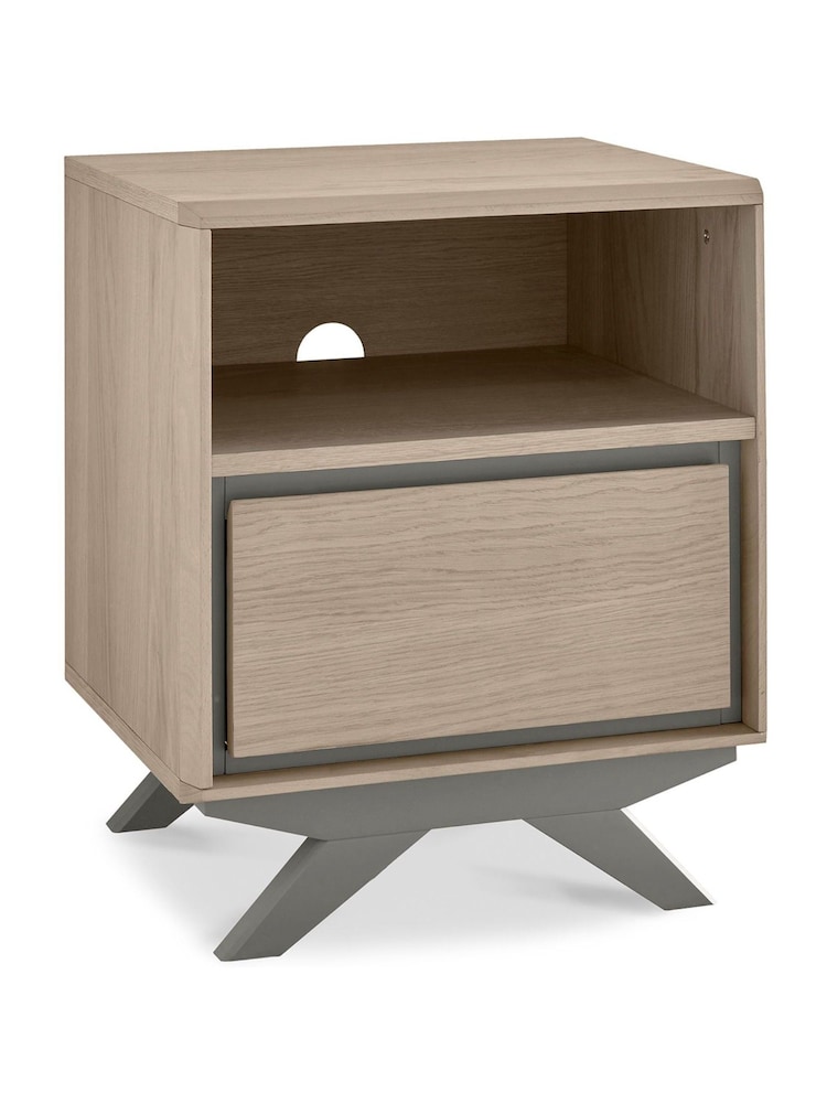 Bentley Designs Natural Brunel Bedside Table - Image 2 of 3