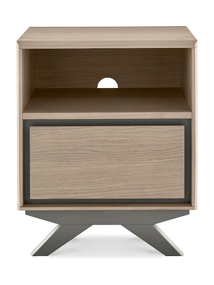 Bentley Designs Natural Brunel Bedside Table - Image 3 of 3