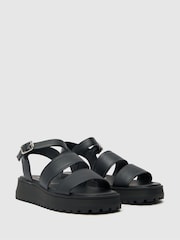 Schuh Tara Chunky Black Sandals - Image 2 of 3